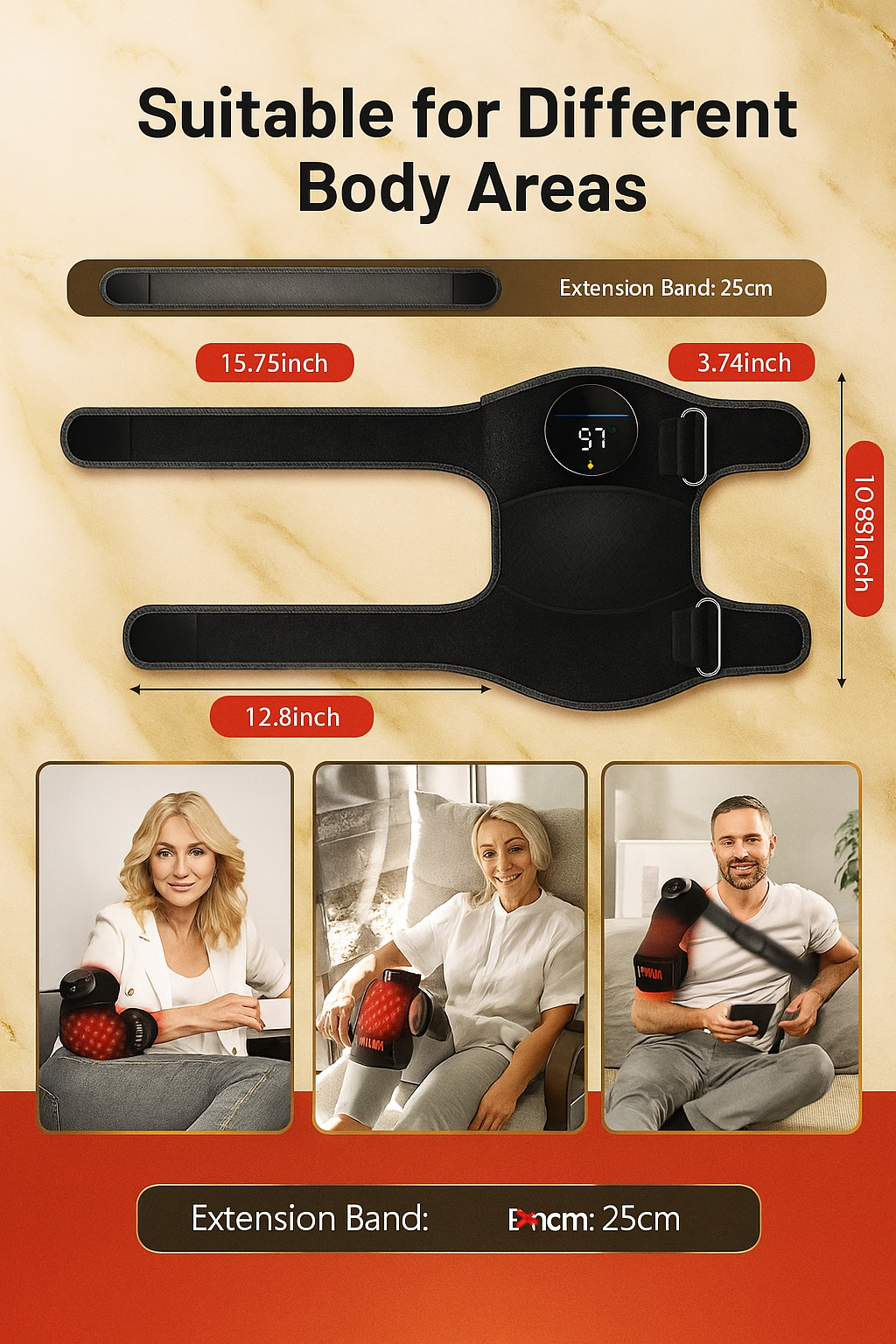 LED Light Wellness Knee Pad – Comfort & Relaxing Warmth