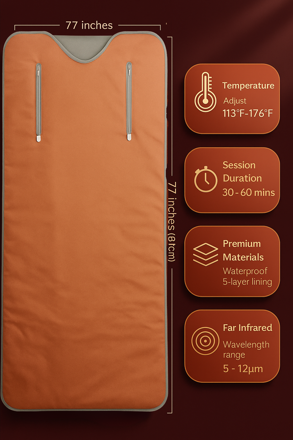 Infrared Health Detox Sauna Blanket