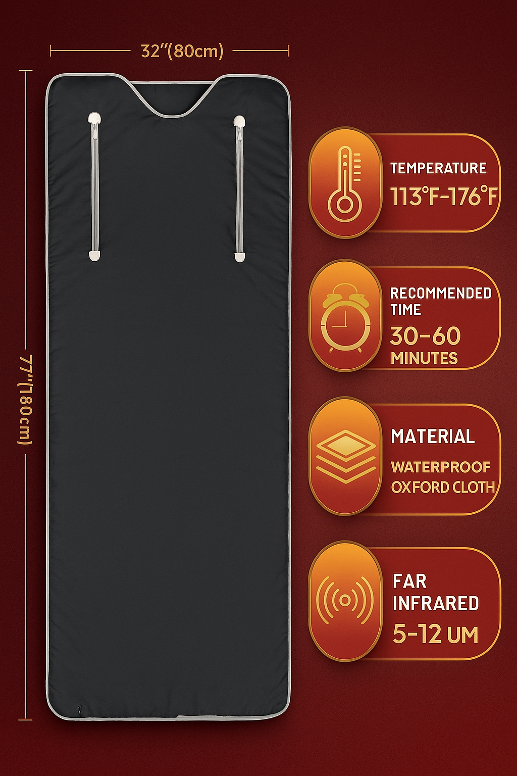 Infrared Health Detox Sauna Blanket