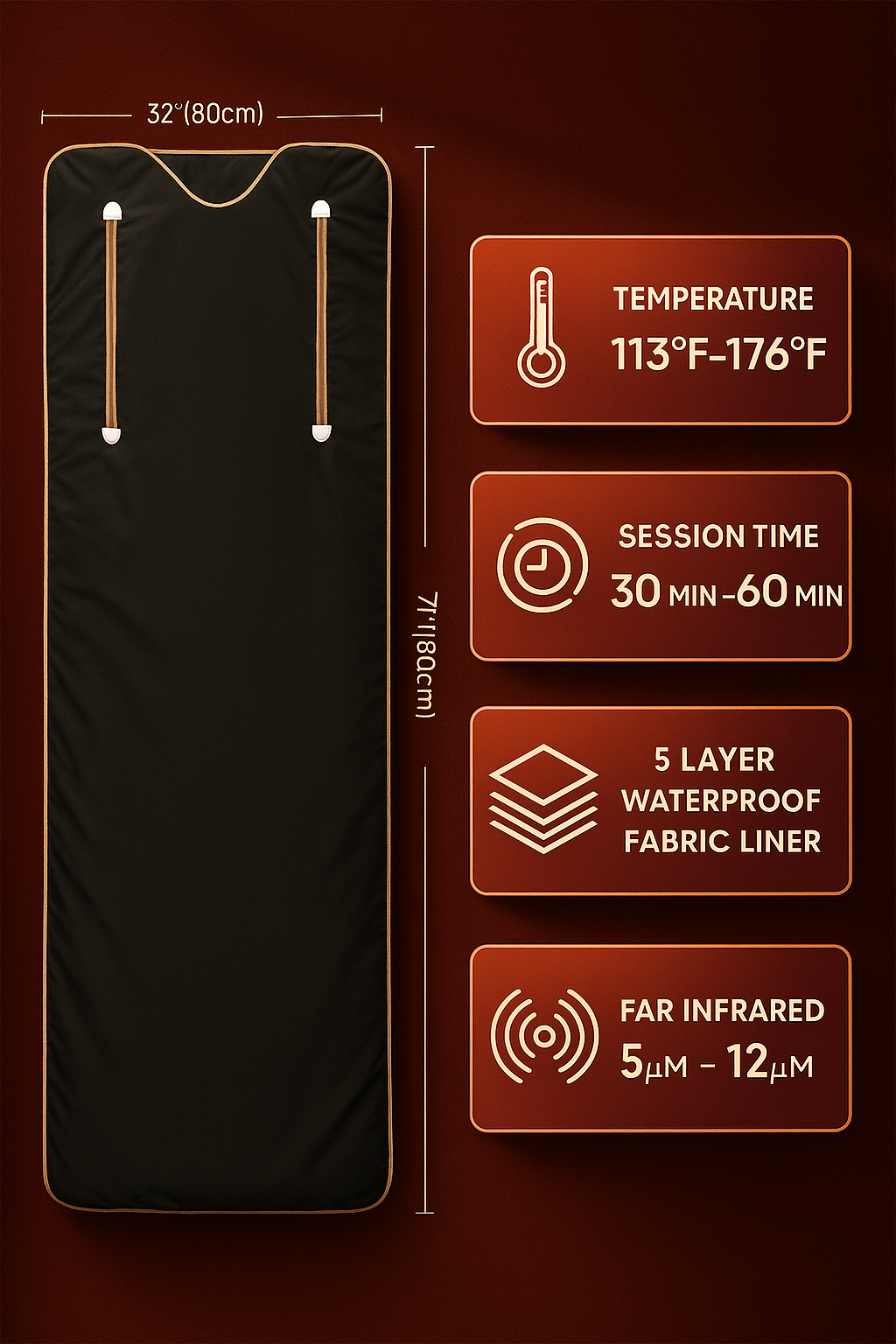 Infrared Health Detox Sauna Blanket
