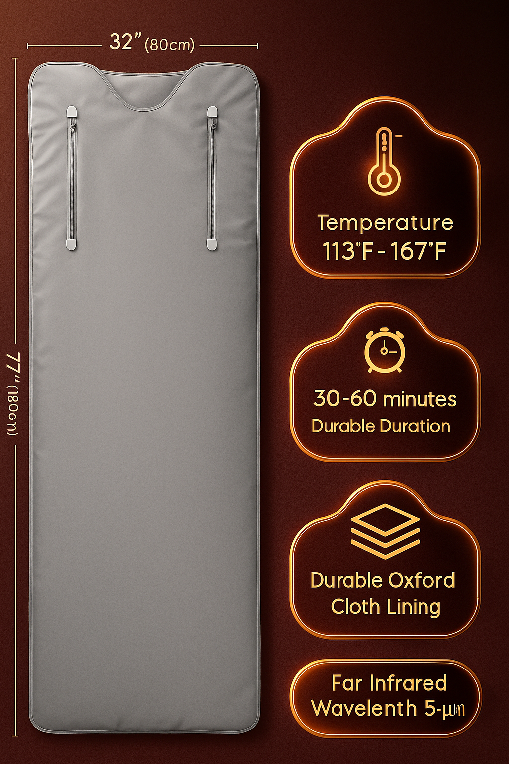 Infrared Health Detox Sauna Blanket
