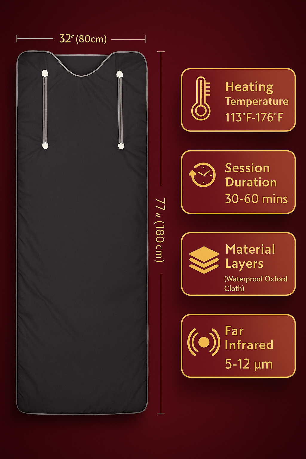 Infrared Health Detox Sauna Blanket