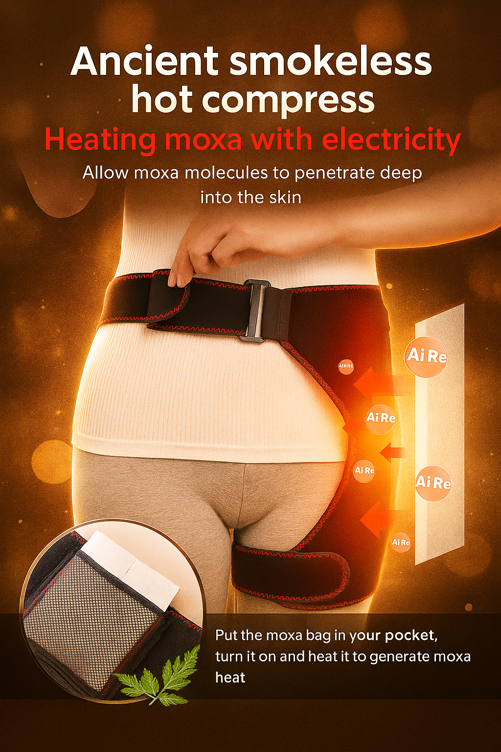 Infrared Hip Comfort Heat Wrap