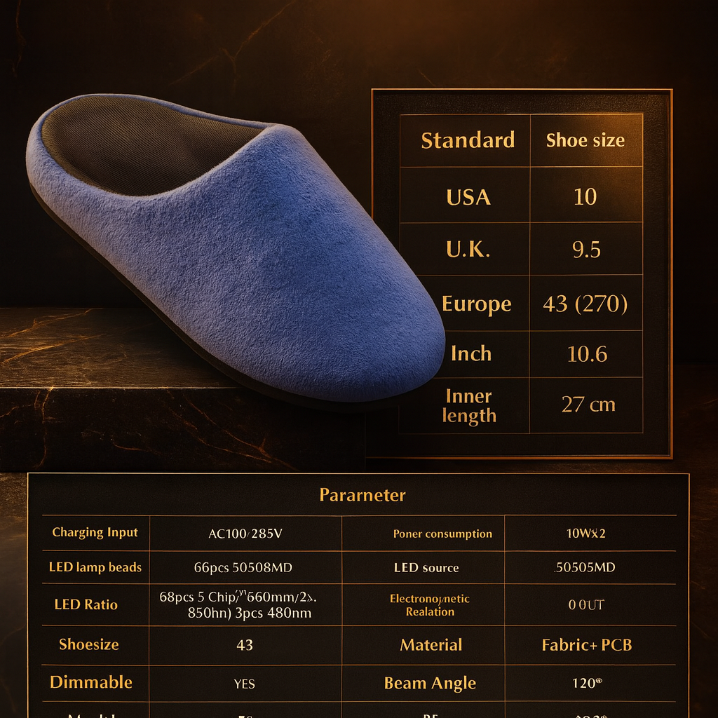 Heated Infrared Relaxation Slippers