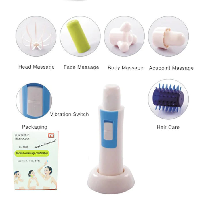 5-in-1 Relaxing Scalp Massager