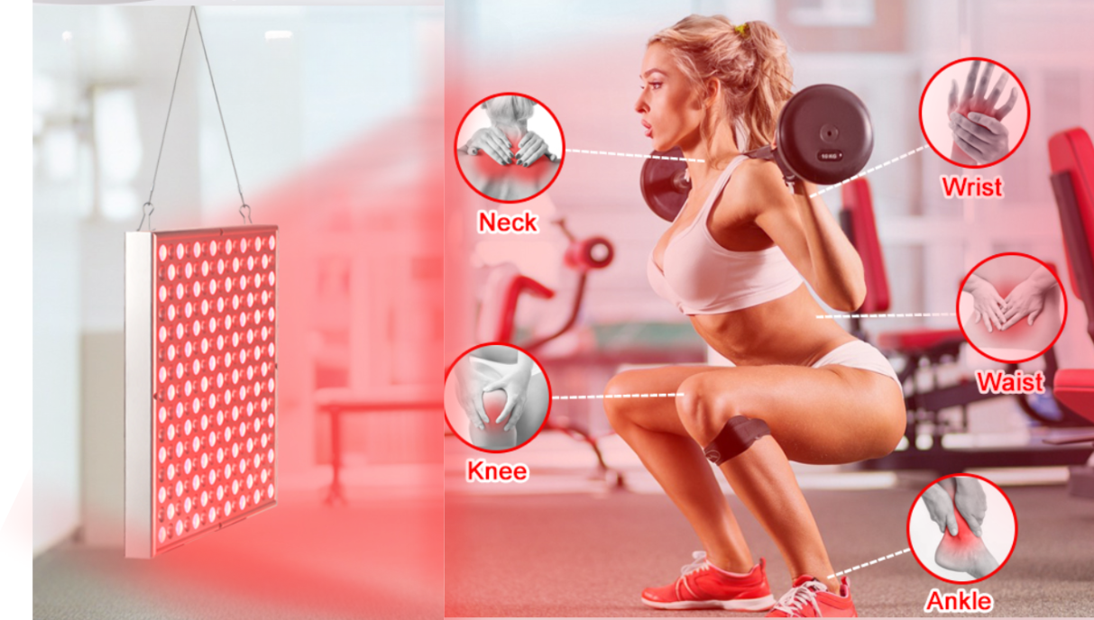 Red & Infrared Light Therapy Panel with Stand 45W ORCLEENA